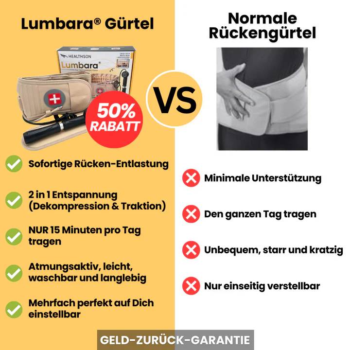 Lumbara® - Wohltuende Befreiung für Deinen Rücken